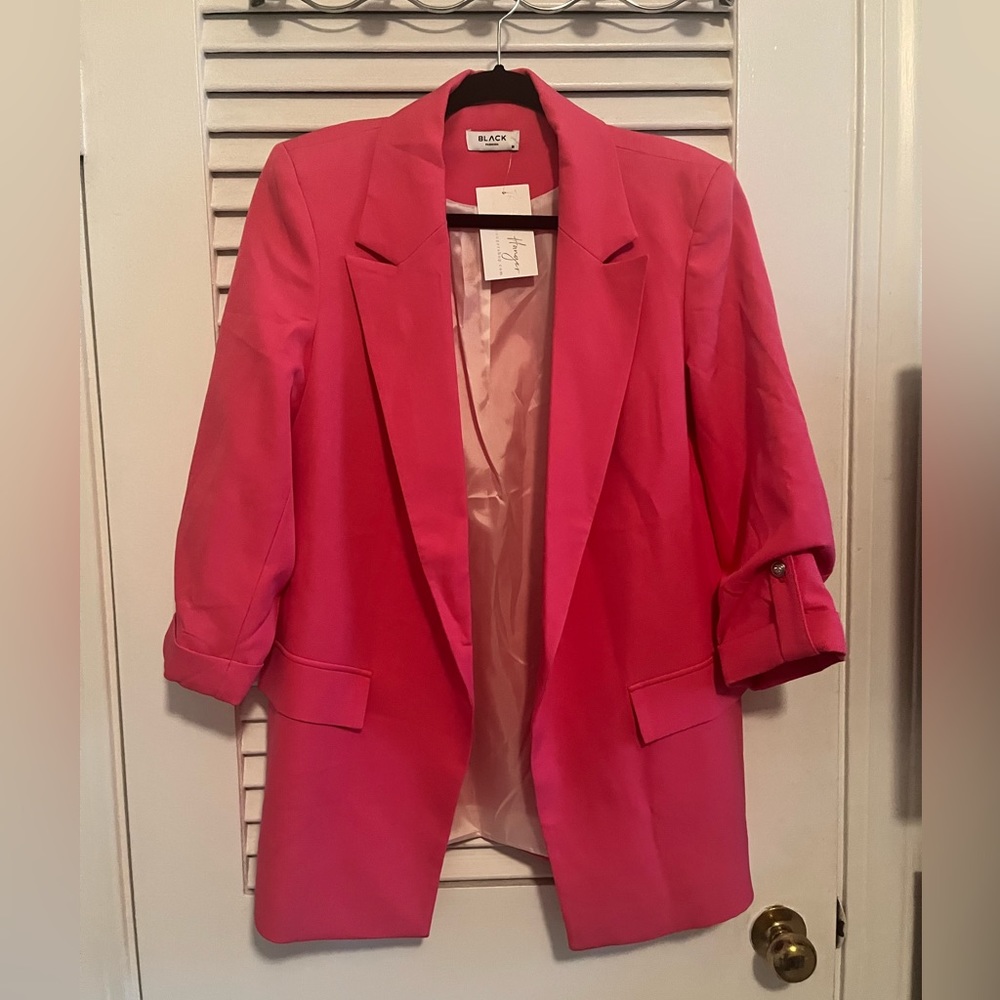 Hot Pink Oversized Blazer